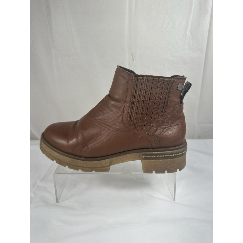 Musse & Cloud CHELSEA PLATFORM BOOT BROWN LUG SOLE - Picture 11 of 14